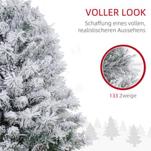 Laden Sie das Bild in den Galerie-Viewer, Künstlicher Weihnachtsbaum – 90 cm mit LED-Lichtern, Schneezweigen und Tannenzapfen, flammhemmend