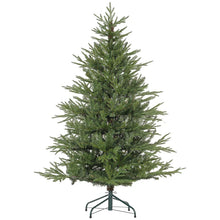 Laden Sie das Bild in den Galerie-Viewer, Künstlicher Weihnachtsbaum – 1,5 m, realistisches Aussehen, Schnellaufbau, inkl. Ständer, flammhemmend