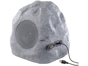 Gartenlautsprecher Garten- und Outdoor-Lautsprecher im Stein-Design, Bluetooth, 30W, IPX4