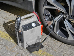 Starthilfe-Powerbank 5 in 1, Kompressor, USB, 12V, 20 Ah, 1000A (400A stetig.)