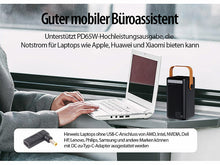 Laden Sie das Bild in den Galerie-Viewer, Stärkste tragbare Powerbank 60.000 mAh mit 65 Watt Schnell-Ladefunktionen. Smartphone 10 x laden.