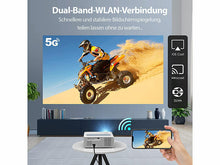 Laden Sie das Bild in den Galerie-Viewer, Heimkino oder Business Beamer Full HD 1080p, 18.000 Lumen Bis 5,3 Meter