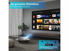 Laden Sie das Bild in den Galerie-Viewer, Heimkino oder Business Beamer Full HD 1080p, 18.000 Lumen Bis 5,3 Meter