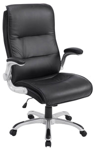 Leder-Chefsessel VILA höhenverstellbar, Liegefunktion, belastbar bis 150 kg