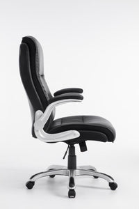 Leder-Chefsessel VILA höhenverstellbar, Liegefunktion, belastbar bis 150 kg
