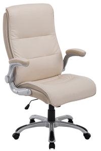 Leder-Chefsessel VILA höhenverstellbar, Liegefunktion, belastbar bis 150 kg