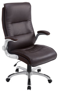 Leder-Chefsessel VILA höhenverstellbar, Liegefunktion, belastbar bis 150 kg