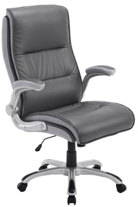 Leder-Chefsessel VILA höhenverstellbar, Liegefunktion, belastbar bis 150 kg
