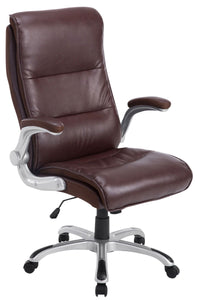 Leder-Chefsessel VILA höhenverstellbar, Liegefunktion, belastbar bis 150 kg