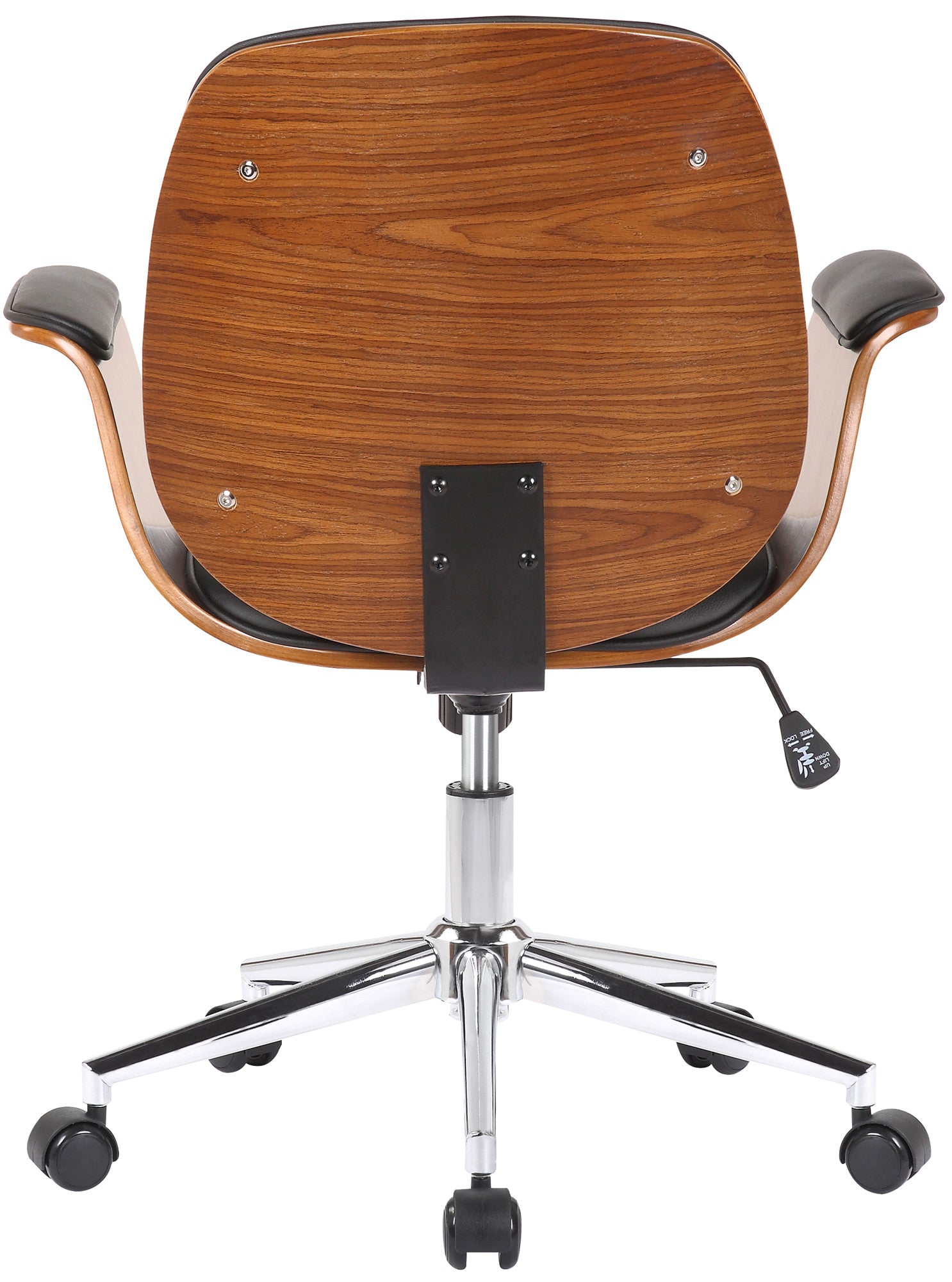 Designer-Bürostuhl BERK Chefsessel Leder-Holz-Kombination – Premium Box GmbH