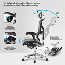 Laden Sie das Bild in den Galerie-Viewer, SPOK ergonomischer Premium Chefsessel, Bürostuhl.