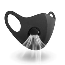 Laden Sie das Bild in den Galerie-Viewer, Community Masken: Designer Ventil-Gesichtsmaske - Black Label - (waschbar)