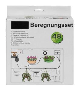 Beregnungs-Set 48-teilig 22,5 m - Bewässerungsschlauch