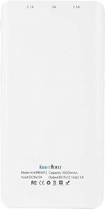 Starke Powerbank 30.000 mAh. Original Krafthertz, schweres externes Akkuladegerät. Tragbar.