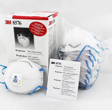 Laden Sie das Bild in den Galerie-Viewer, Profi-Atemschutzmaske 3M 8576 (KN95 - NIOSH P95) mit Cool Flow Ventil. Extrem dicht.
