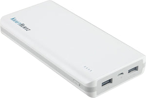 Starke Powerbank 30.000 mAh. Original Krafthertz, schweres externes Akkuladegerät. Tragbar.