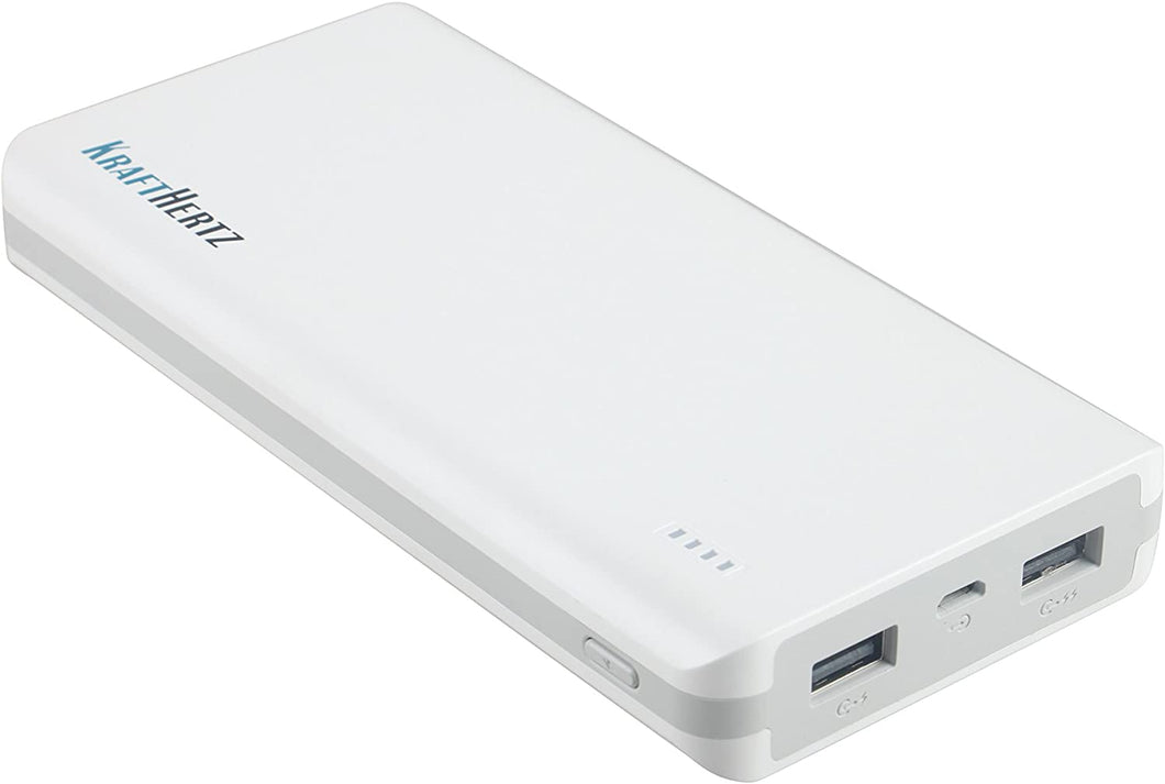 Starke Powerbank 30.000 mAh. Original Krafthertz, schweres externes Akkuladegerät. Tragbar.