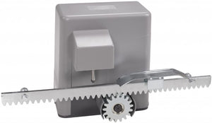 Schiebetorantrieb (Komplettset) mit Elektromotor und Zahnstangen. Torgewicht bis 600 kg. Inkl. Fernbedienung