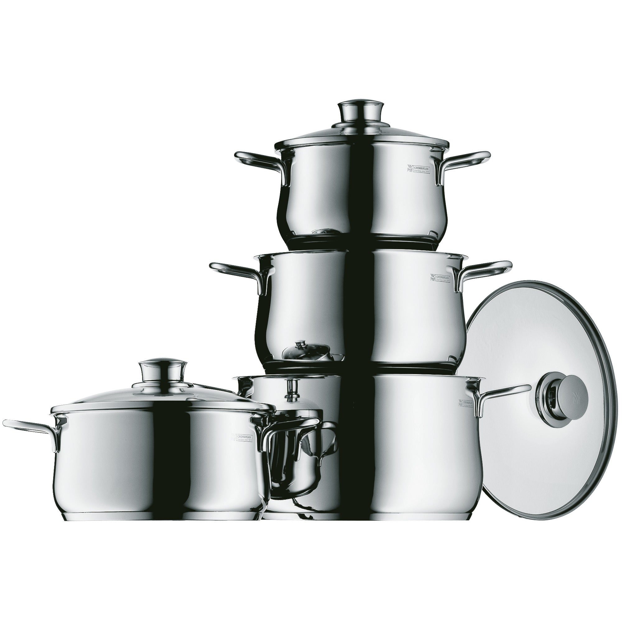 WMF Transtherm Marken-Kochtopfset 8 tlg. (4 Töpfe) – Premium Box GmbH