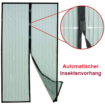 Automatischer Magnet-Insektenvorhang