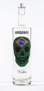 0,7 Liter Iordanov Vodka Diamond Skull Edition aus ca. 1000 Kristallen (57,00€ / L.)