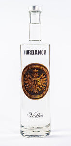 1,0 Liter Iordanov Vodka Eintracht Frankfurt Edition aus ca. 1400 Kristallen