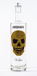 0,7 Liter Iordanov Vodka Diamond Skull Edition aus ca. 1000 Kristallen (57,00€ / L.)