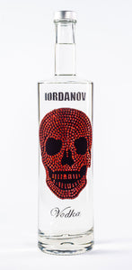 0,7 Liter Iordanov Vodka Diamond Skull Edition aus ca. 1000 Kristallen (57,00€ / L.)