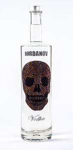 0,7 Liter Iordanov Vodka Diamond Skull Edition aus ca. 1000 Kristallen (57,00€ / L.)