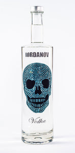 0,7 Liter Iordanov Vodka Diamond Skull Edition aus ca. 1000 Kristallen (57,00€ / L.)