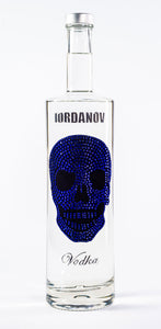 0,7 Liter Iordanov Vodka Diamond Skull Edition aus ca. 1000 Kristallen (57,00€ / L.)