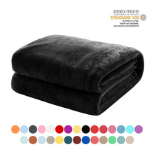 Laden Sie das Bild in den Galerie-Viewer, Flauschige Kuscheldecke extra weich &amp; warm, waschbar, 4 Größen und 17 Farben, OEKO-TEX STANDARD 100®