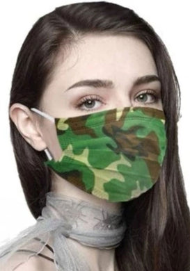 MNS Gesichtsmasken 3-lagig, Camouflage