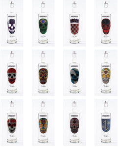 0,7 Liter Iordanov Vodka Diamond Skull Edition aus ca. 1000 Kristallen (57,00€ / L.)