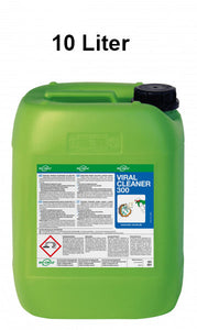 50% Rabatt: 10 Liter Konzentrat - VIRAL CLEANER 300® - Flächenreiniger, z.B. gegen COVID-19