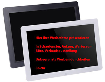 Digitale Werbedisplays 32 cm Bildschirmdiagonale