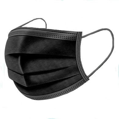 MNS Typ IIR (Typ2R) EN14683 - medizinisch-chirurgische Atemschutzmasken 3-lagig, schwarz
