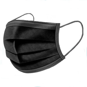 MNS Typ IIR (Typ2R) EN14683 - medizinisch-chirurgische Atemschutzmasken 3-lagig, schwarz