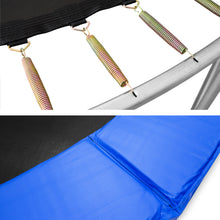 Laden Sie das Bild in den Galerie-Viewer, Trampolin Ø 244/305/366/396/427/457 cm | TÜV SÜD GS Zertifiziert | Komplettset mit Sicherheitsnetz Regenabdeckung, Leiter, Randabdeckung &amp; Zubehör | Kindertrampolin Gartentrampolin.