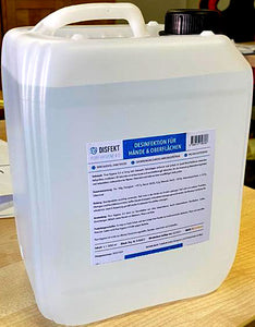 Handdesinfektion DISFEKT® diverse Größen, Händedesinfektionsmittel, ohne Alkohol, wirkt z.B. gegen SARS CoV2 (Covid19)