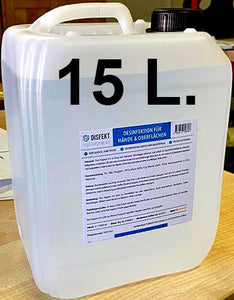 Handdesinfektion DISFEKT® diverse Größen, Händedesinfektionsmittel, ohne Alkohol, wirkt z.B. gegen SARS CoV2 (Covid19)