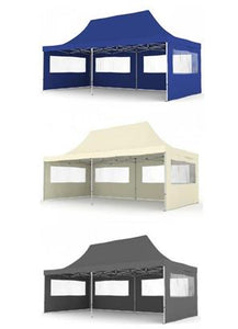 Faltpavillons, ganz einfach aufzustellen,  in 3 Farben 3 x 6 m (18 qm)