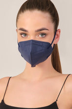 Laden Sie das Bild in den Galerie-Viewer, FFP2 Dunkelblau Atemschutzmasken Sondermodell 5-lagig. (CE2841 EN 149:2001 + A1:2009)