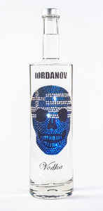 0,7 Liter Iordanov Vodka Diamond Skull Edition aus ca. 1000 Kristallen (57,00€ / L.)