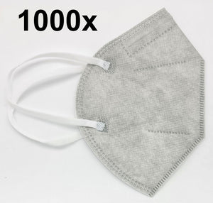 FFP2 Grau Atemschutzmasken Sondermodell 5-lagig. (CE2841 EN 149:2001 + A1:2009)