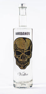 0,7 Liter Iordanov Vodka Diamond Skull Edition aus ca. 1000 Kristallen (57,00€ / L.)