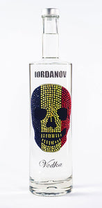 0,7 Liter Iordanov Vodka Diamond Skull Edition aus ca. 1000 Kristallen (57,00€ / L.)