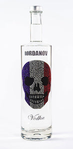 0,7 Liter Iordanov Vodka Diamond Skull Edition aus ca. 1000 Kristallen (57,00€ / L.)