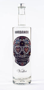 0,7 Liter Iordanov Vodka Diamond Skull Edition aus ca. 1000 Kristallen (57,00€ / L.)