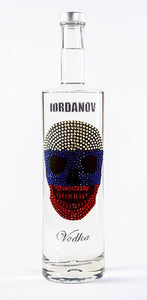 0,7 Liter Iordanov Vodka Diamond Skull Edition aus ca. 1000 Kristallen (57,00€ / L.)